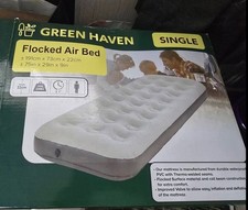 Single Air Bed No Pump Blow Up