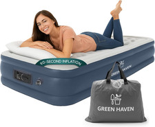 Raised Single Air Bed with