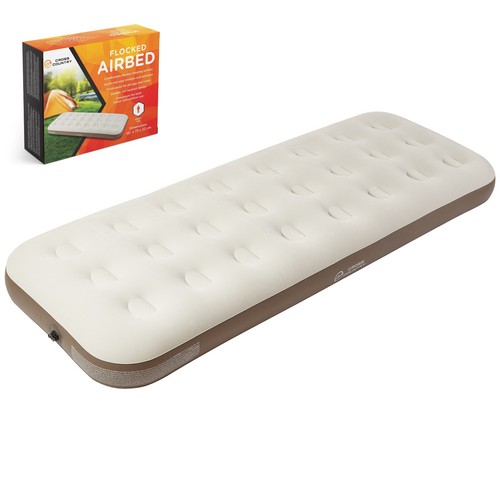 Camping airbed flocked - camping, airbed,