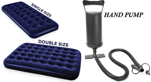 Blue single double air - single, bed