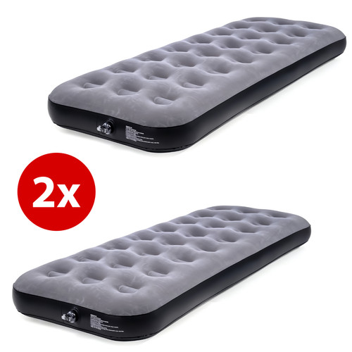 Camping airbed flocked - airbed,