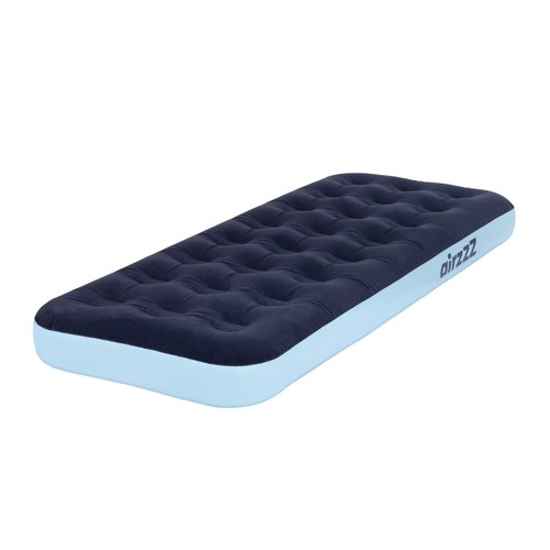 Airzzz single flocked - flocked, airbed